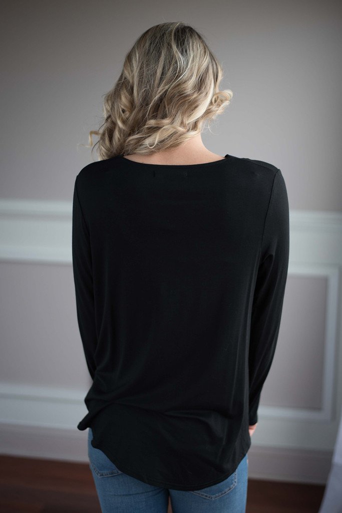 With You On My Mind Top ~ Black