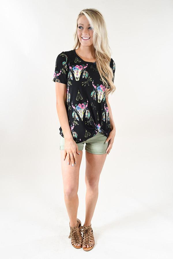 Tribal Skull Top