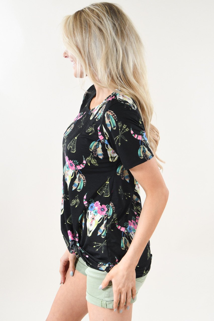 Tribal Skull Top