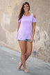 Fine Day Top ~ Purple
