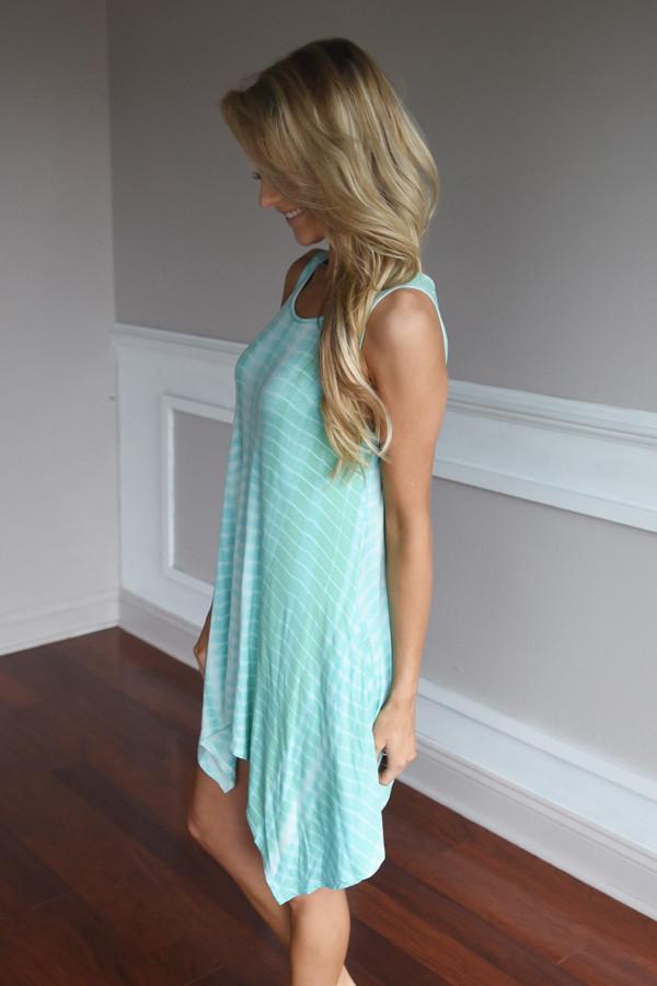 Tie Dye For Dress ~ Mint