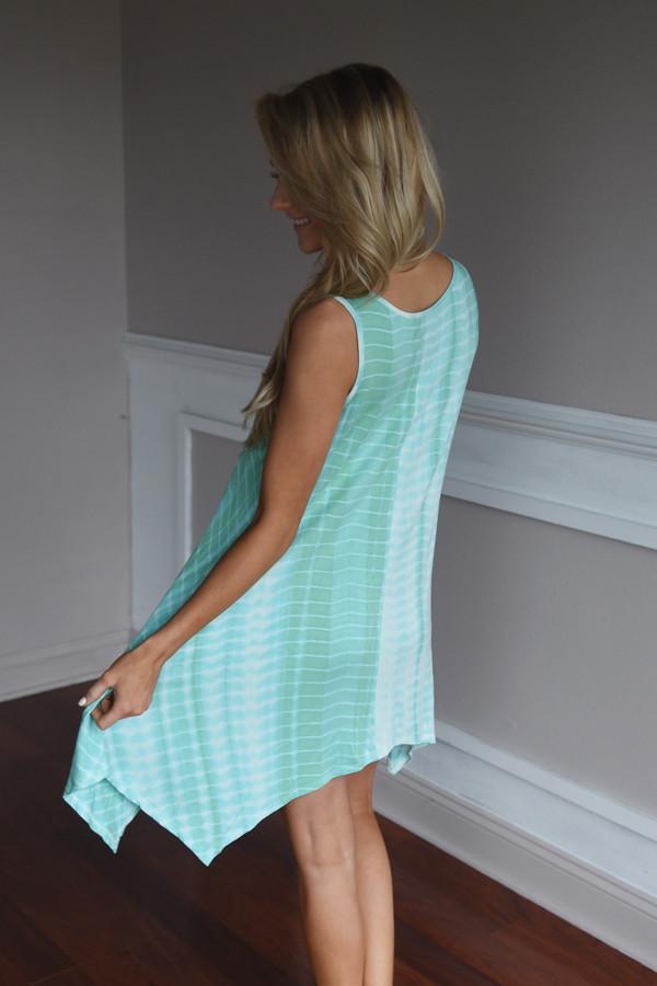 Tie Dye For Dress ~ Mint