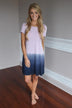 Ombre Dress ~ Purple