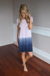 Ombre Dress ~ Purple