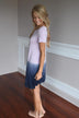 Ombre Dress ~ Purple