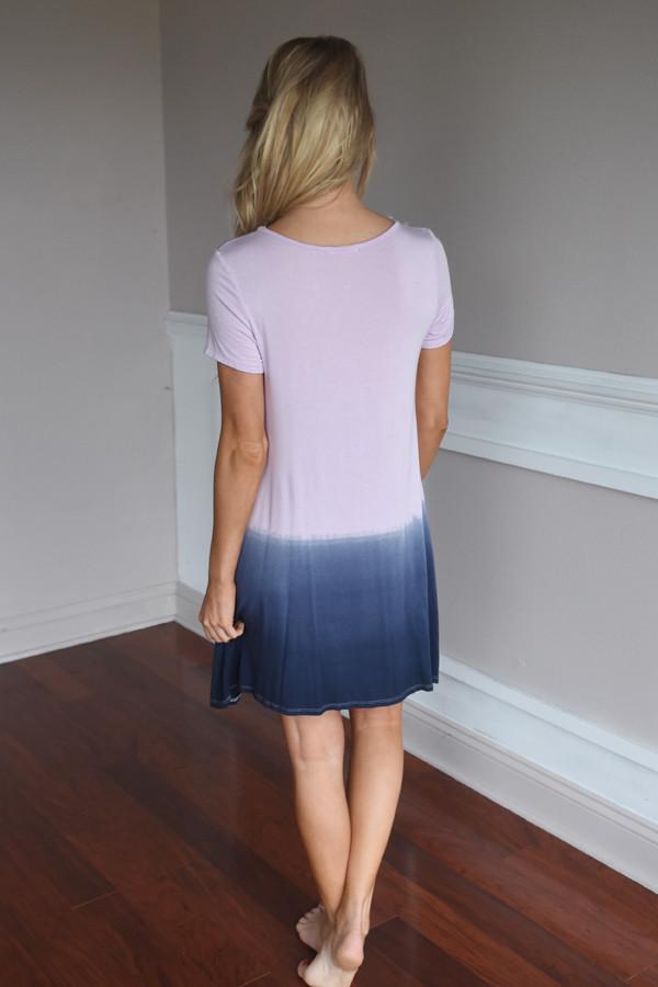 Ombre Dress ~ Purple