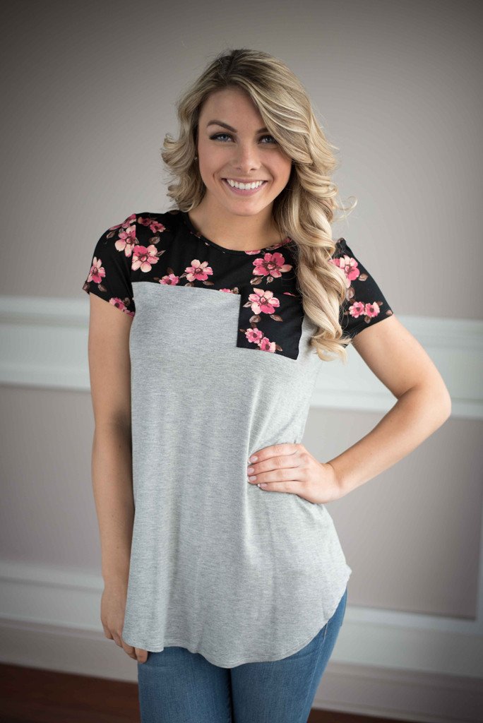 On Topic Floral Top