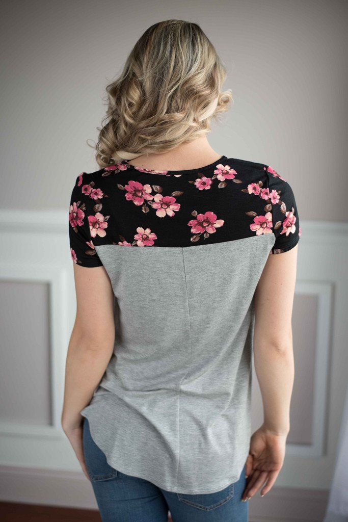 On Topic Floral Top