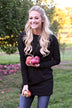 Fall Feels Black Tunic Top