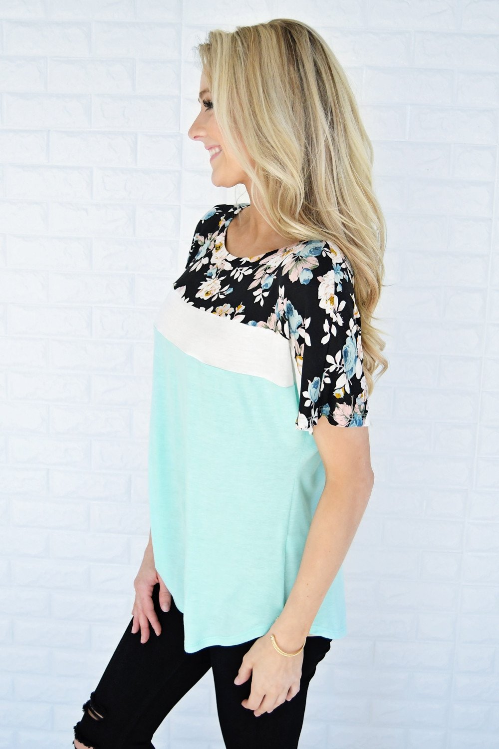 Making Memories Top ~ Mint