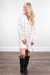 Black and White Striped Dress