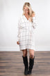 Black and White Striped Dress