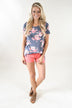 Hawaiian Fun Floral Top