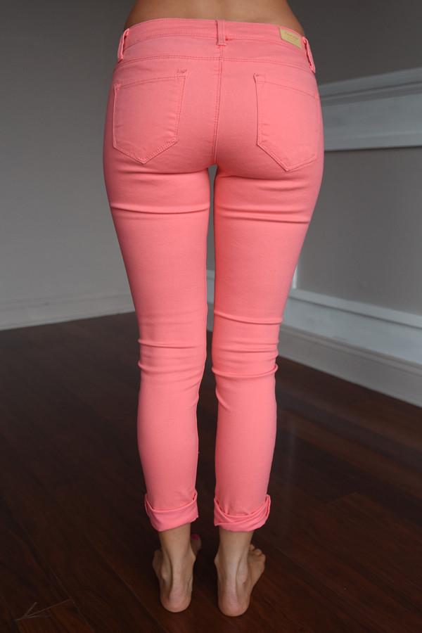 Pink Jeggings – The Pulse Boutique