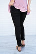The Ultimate Black Distressed Skinnies