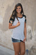 Just My Type Floral Top ~ Ivory