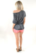 Charcoal Pocket Top