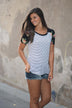 Just My Type Floral Top ~ Ivory