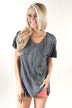Charcoal Pocket Top