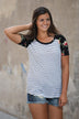 Just My Type Floral Top ~ Ivory