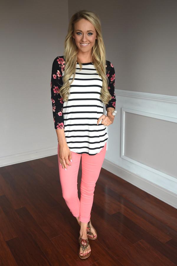 Sugar & Spice Top ~ Ivory