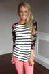 Sugar & Spice Top ~ Ivory