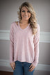 Show a Little Shoulder Top ~ Pink