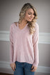 Show a Little Shoulder Top ~ Pink