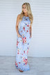 Clouds of Floral Maxi Dress ~ Blue