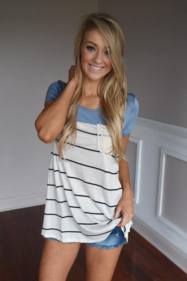 Soft and Sweet Top ~ Blue