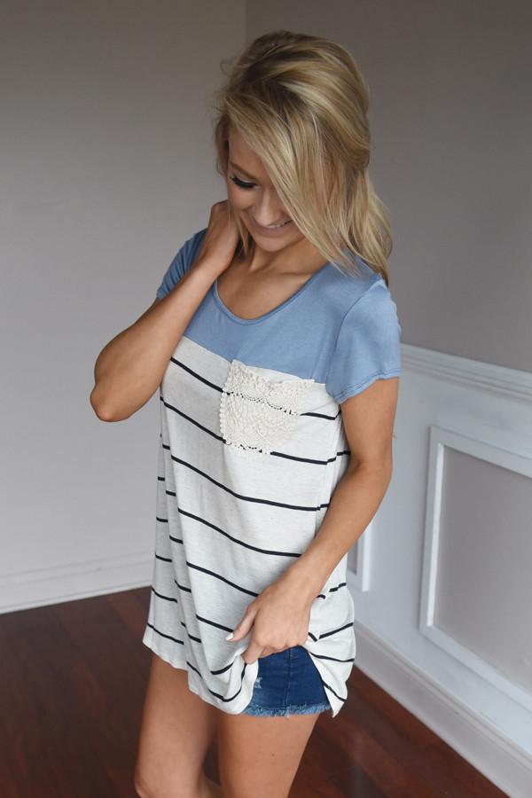 Soft and Sweet Top ~ Blue