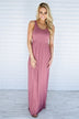 Mauve Maxi Tank Dress
