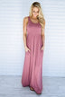 Mauve Maxi Tank Dress
