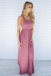 Mauve Maxi Tank Dress