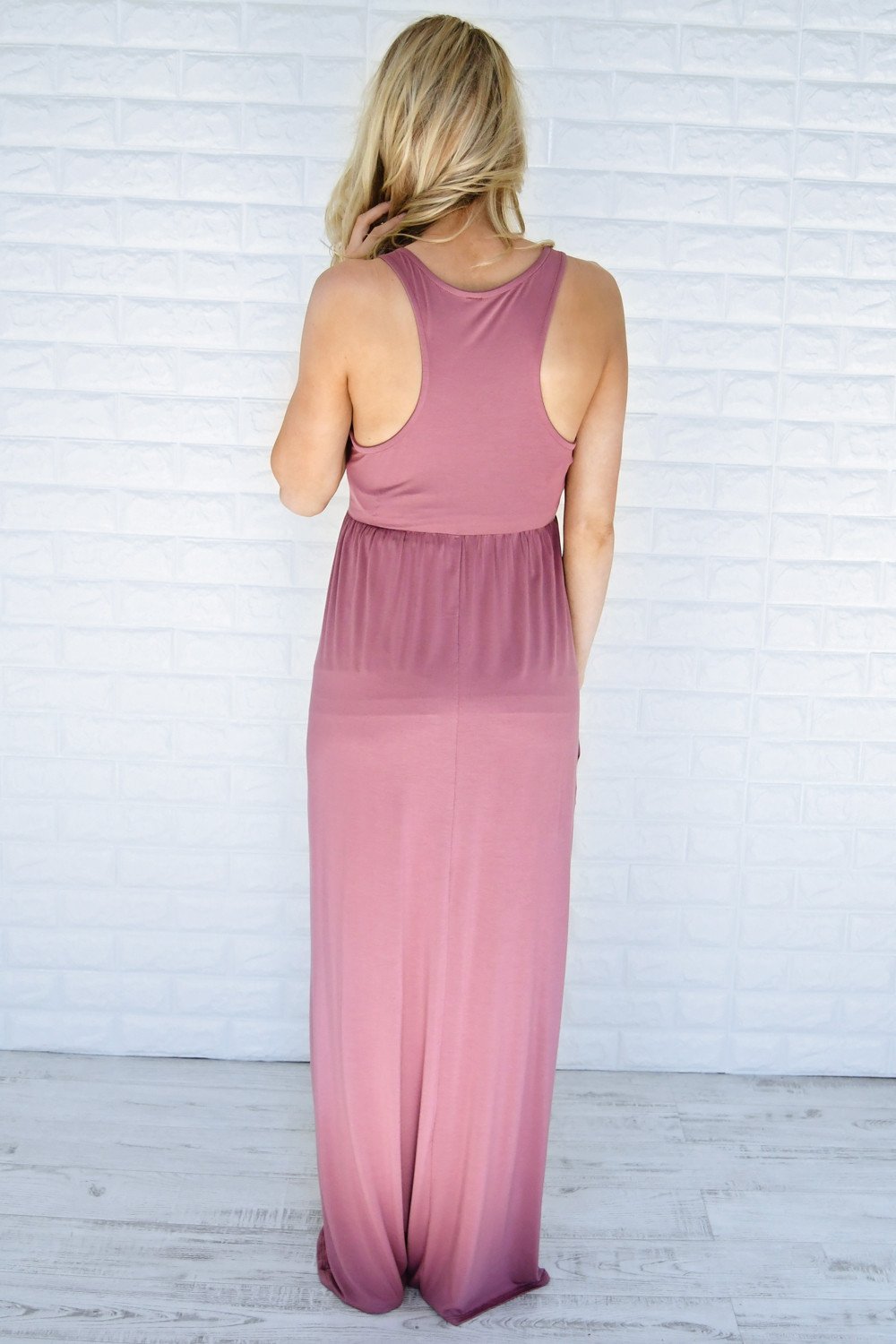 Mauve Maxi Tank Dress