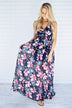 Sunshine & Summertime Maxi Dress ~  Navy
