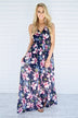 Sunshine & Summertime Maxi Dress ~  Navy