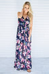 Sunshine & Summertime Maxi Dress ~  Navy