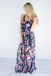 Sunshine & Summertime Maxi Dress ~  Navy