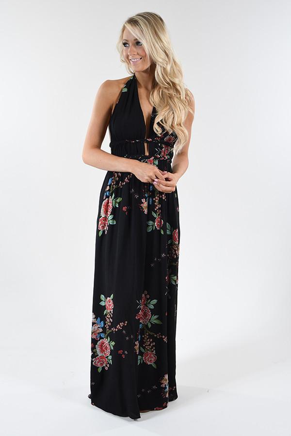 Magic Moments Maxi Dress - Black