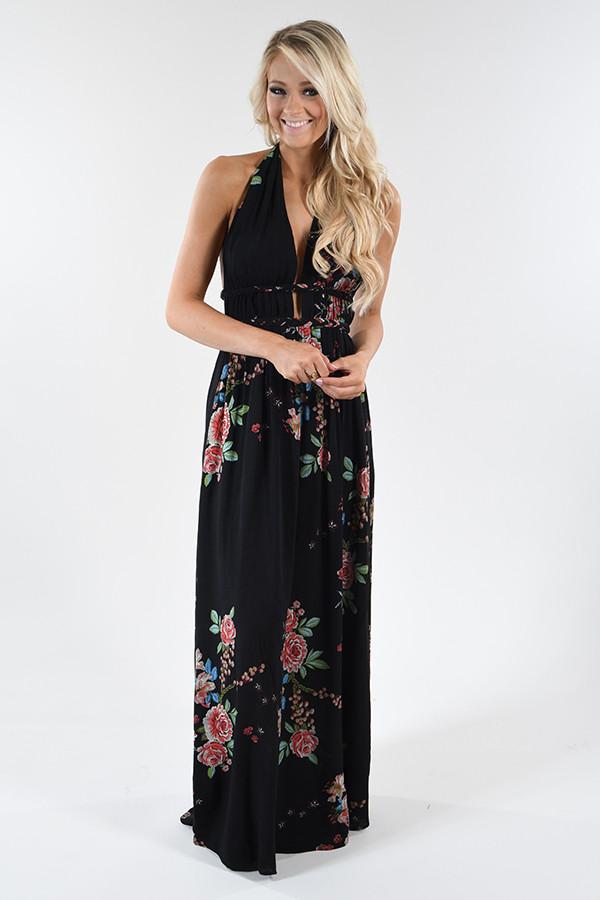 Magic Moments Maxi Dress - Black