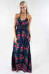 Out of the Blue Floral Maxi Dress