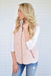 The Ultimate Sherpa Vest ~ Light Pink