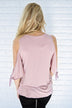 Just My Type Cold Shoulder Top ~ Mauve