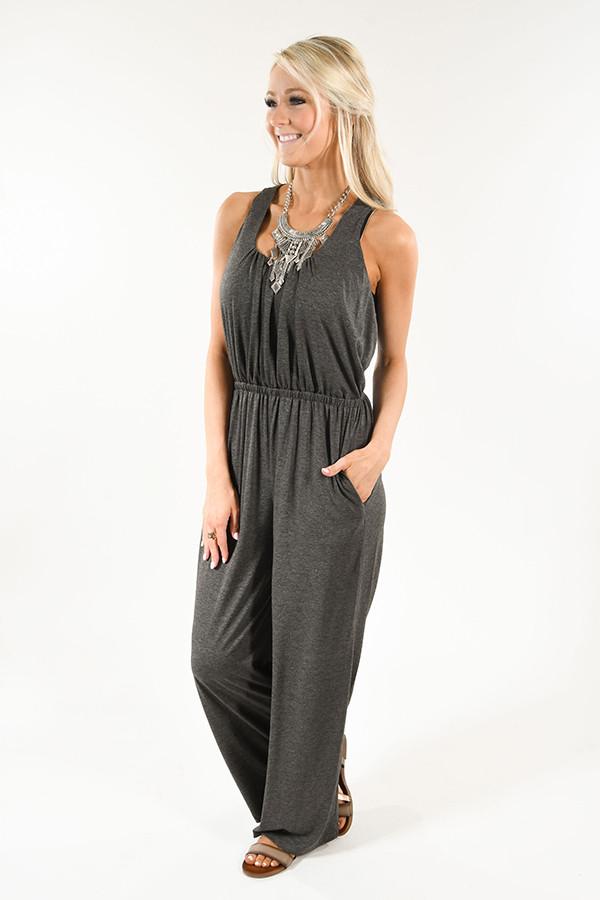 Charcoal Jumpsuit