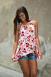Flower Power Tank ~ Pink