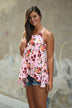 Flower Power Tank ~ Pink