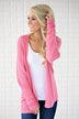 Knit Pink Cardigan