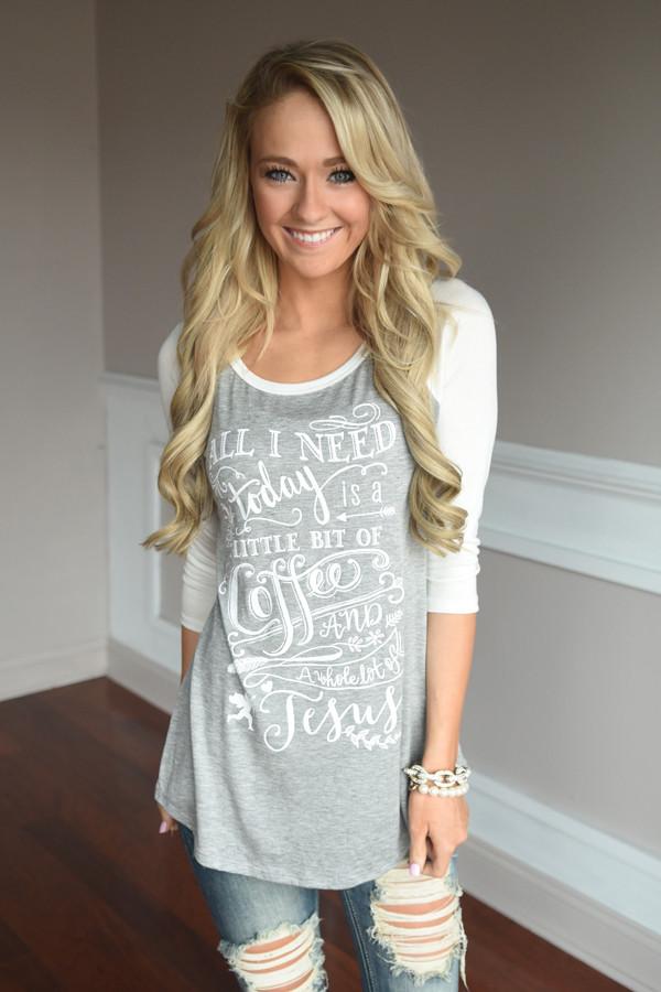 Coffee & Jesus Top
