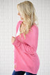 Knit Pink Cardigan